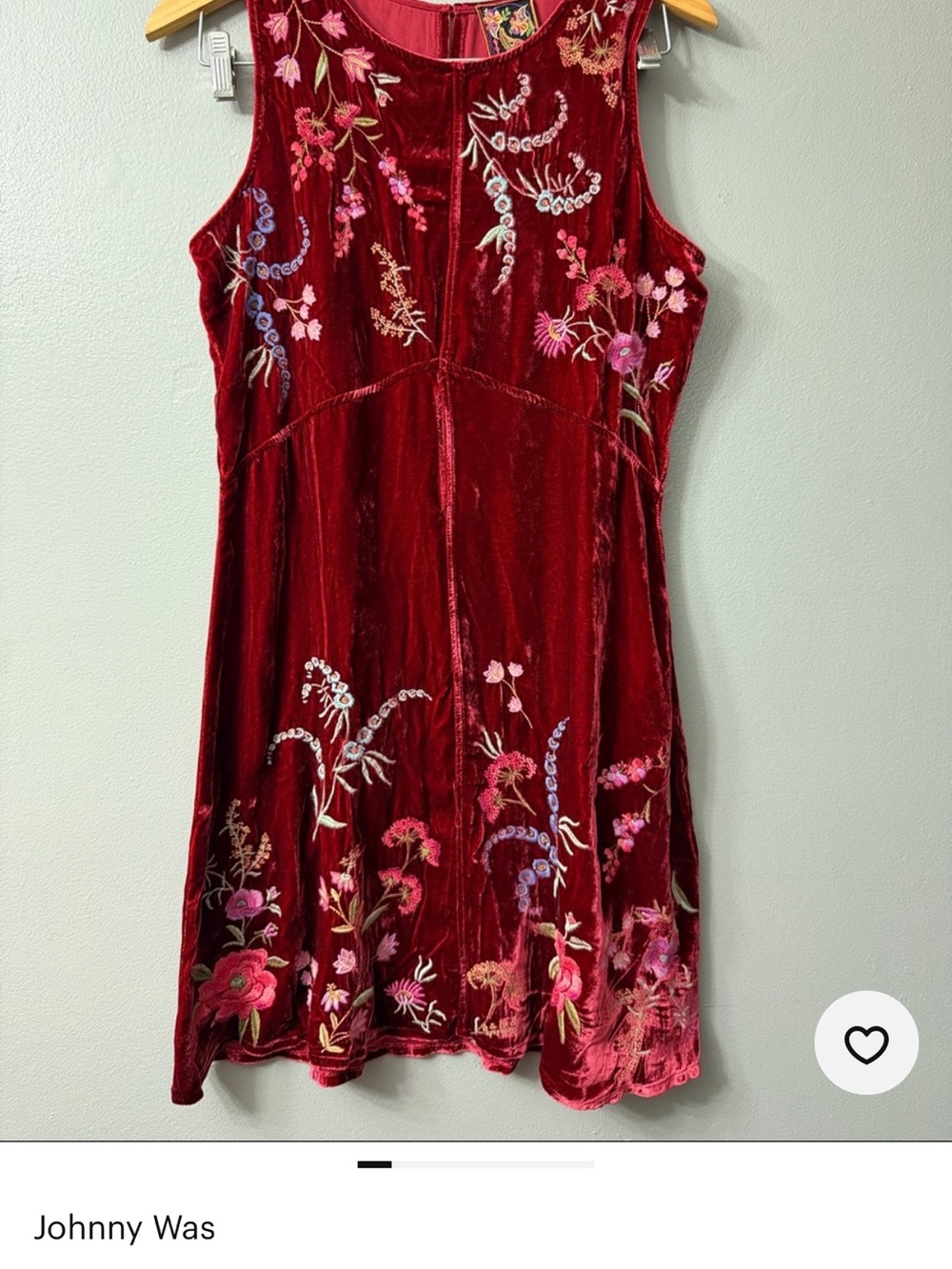 Silk velvet maroon dress